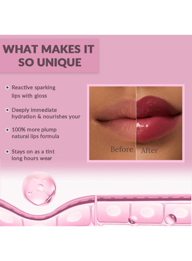 IDA Beauty 5-in-1 Shining Lip Gloss Bundle – Sparkling Liquid Gloss with Vitamin E – Hydrating, Non-Sticky, Fruity Scented, Long-Lasting – Organic & Vegan - Image 3