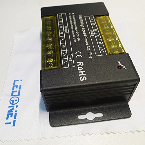 LEDENET 4CH Channels High Speed Power Amplifier 32A DC12V/24V Data Signal Repeater for RGBW RGB LED Strip Lights LED Module Strips - Image 4