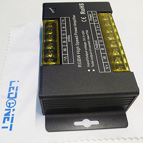 LEDENET 4CH Channels High Speed Power Amplifier 32A DC12V/24V Data Signal Repeater for RGBW RGB LED Strip Lights LED Module Strips - Image 3