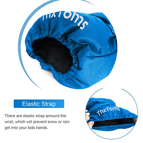 ThxToms Kids Warm Winter Waterproof Snow Gloves for Outdoor Sports, Toddler Bulky Ski Gloves for Boys Girls - Image 5