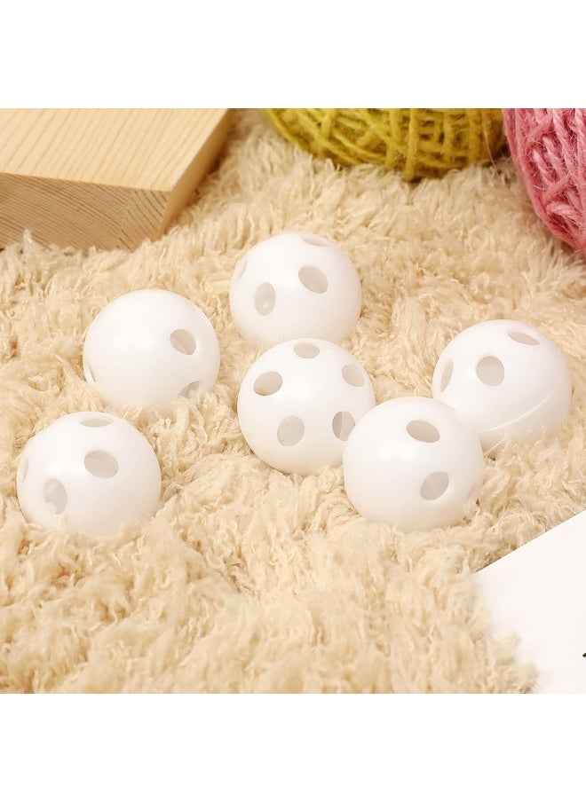 Toyvian Toyvian 50PCS Rattle Balls Inserts Round Doll Noise Maker Repair Fix Toy Rattle Noise Maker Squeaker Replacement Rattle Insert Crafts Accessories 24mm  - Image 3