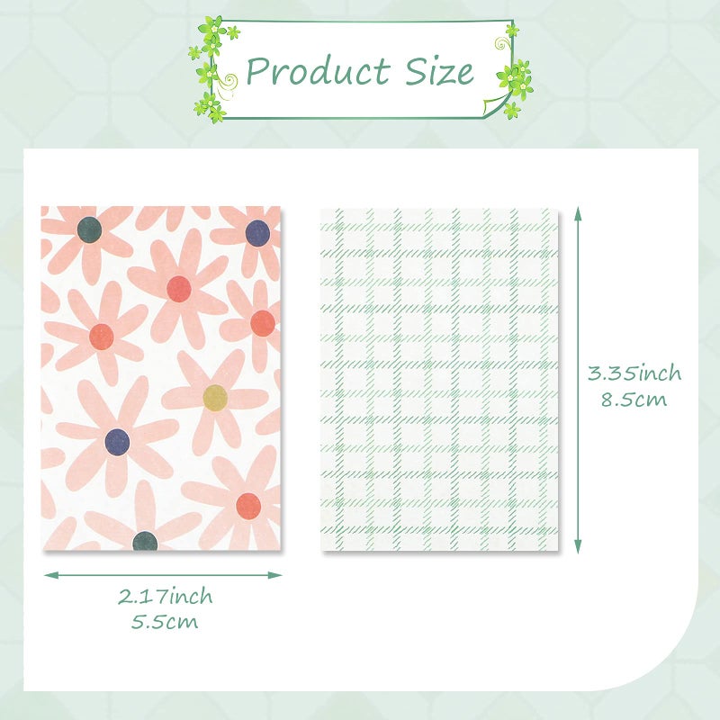 Tenare 500 Sheets Vintage DIY Scrapbook Paper Supplies Aesthetic Paper Supplies Decorative Paper Material for DIY Scrapbooks Journal Photo Album Crafts (Classic Style,3.35 x 2.17 Inches) - Image 2