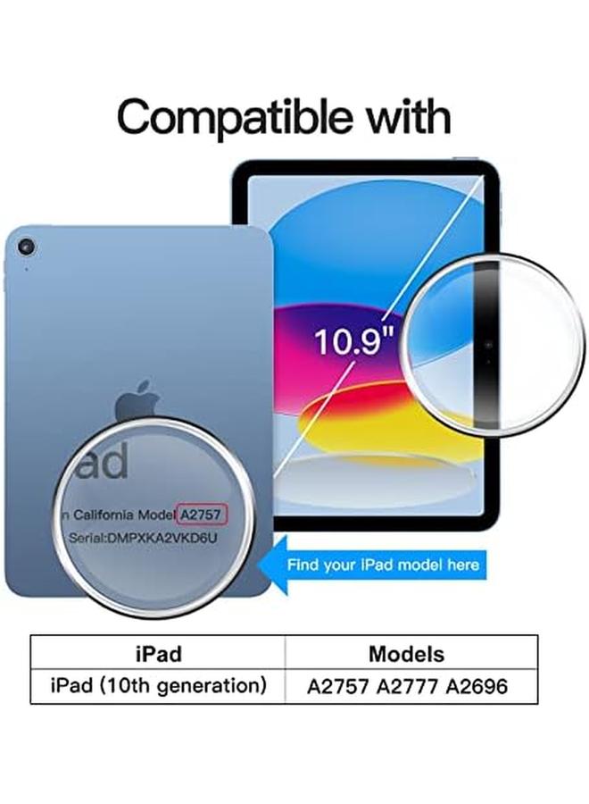 جي تيك واقي شاشة لجهاز Ipad 10 10.9 بوصة 2022 موديل 10Th Generation 9H من الزجاج المقسى عالي الدقة شفاف 2 عبوة - Image 2
