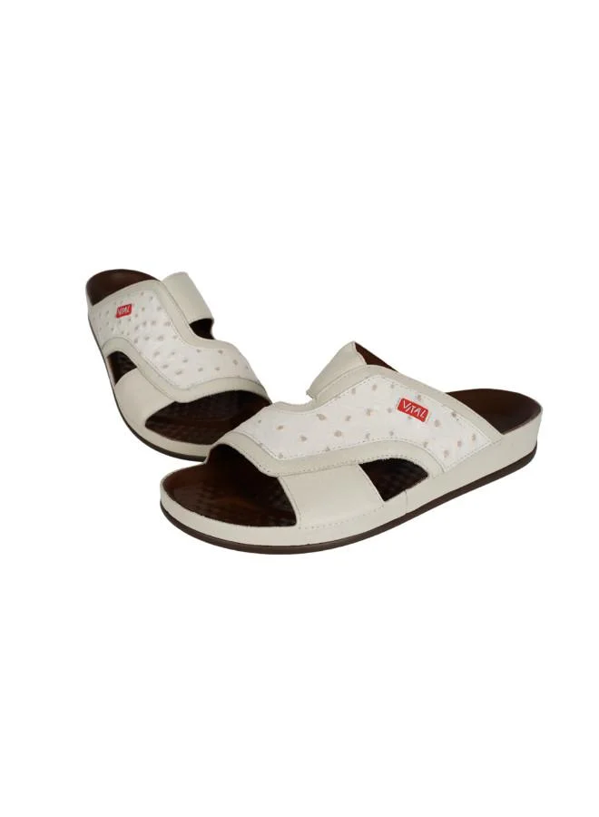 VITAL 148-1096 Vital Mens Vital - Nappa/Thomas Sandals 09114B Cream