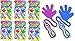 JARU Sticky Hands for Kids 6 Pack 12 Units Stretchy Fidget Toy Bulk Sticky Hands Party Favors Goodie Bag Stuffers Classroom Prizes 3156p - Image 3