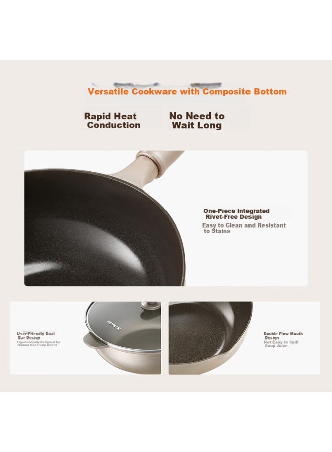 Joyoung Non-stick Titanium Coated Frying Pan 32cm - Image 3