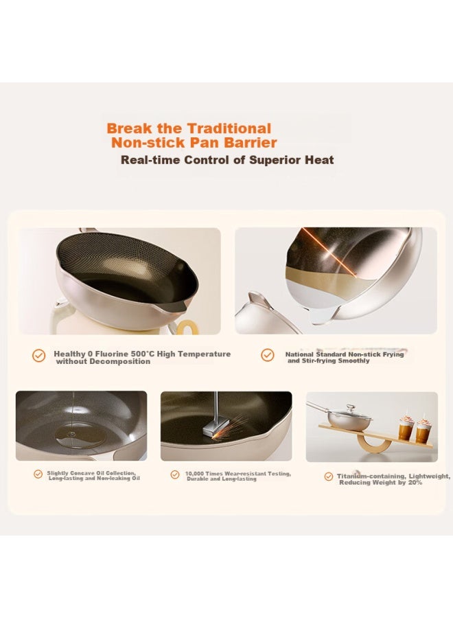 Joyoung Non-stick Titanium Coated Frying Pan 32cm - Image 1