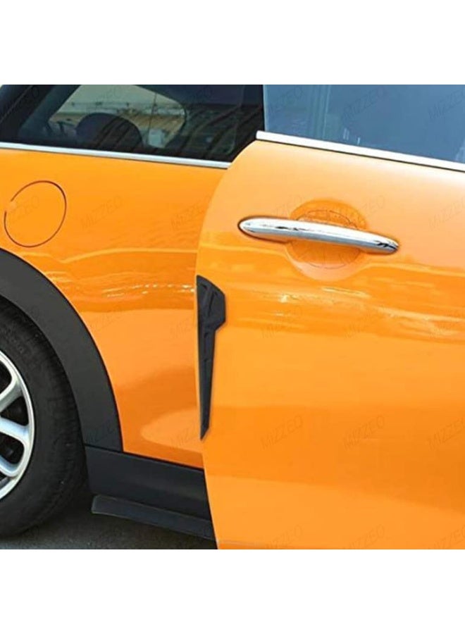 3 ار مجموعة قضبان الحماية من التصادم للسيارات من 3R، مكونة من 8 قطع، شرائط حماية هيكل السيارة باللون الأسود للأبواب والألواح الجانبية، متينة وأنيقة، سهلة التركيب، مناسبة عالميًا لمعظم المركبات، تحمي سيارتك من الخدوش والانبعاجات - Image 3