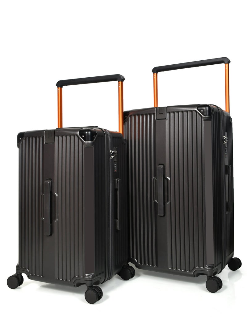 مورانو طقم شنط سفر فايبر اركان المنيوم ثلاثة قطع 28 انش و 24 انش و 20 انش لكبينة الطائرة - Image 3