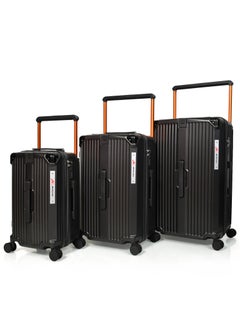 MORANO Morano 3 Piece Aluminum Fiber Luggage Set 28", 24", 20" for Cabin  - Image 2