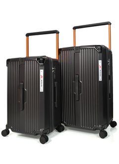 MORANO Morano 3 Piece Aluminum Fiber Luggage Set 28", 24", 20" for Cabin  - Image 3