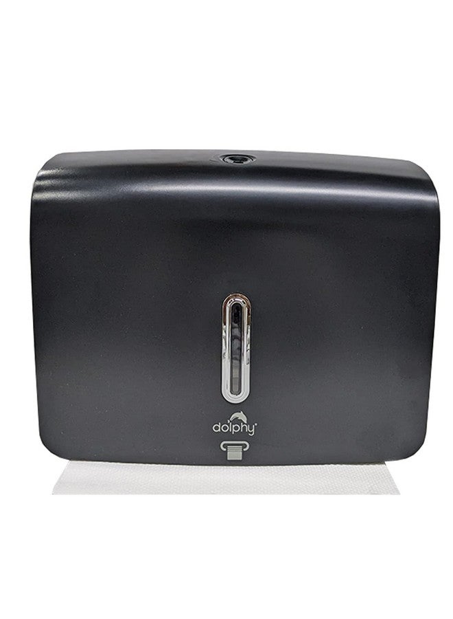 DOLPHY Dolphy Multifold Mini Hand Tissue Paper Dispenser - Black  - Image 2