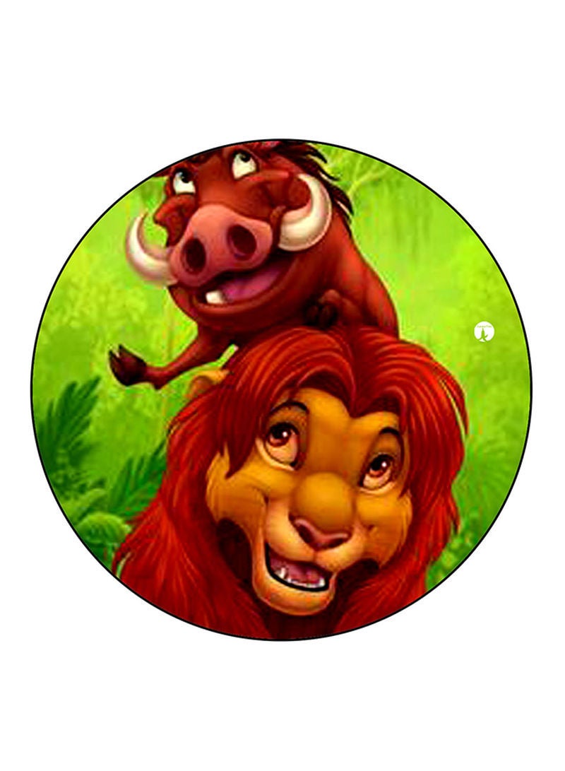 Disney Character Printed Mouse Pad Multicolour