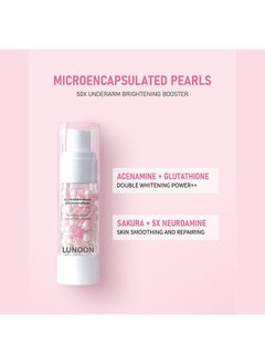 LUNOON Sakura Pearl Capsules Gluta Brightening Underarm Cream, Sakura Underarm Whitening Cream, Sakura Pearl Capsule, Brightening Booster Sakura Pearl Capsules,  Sakura Gluta Brightening Underarm Cream  - Image 2