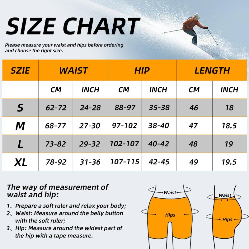 Cienfy 3D Hip Protective Padded Shorts EVA Tailbone Pad Impact Gear for Skiing Skating Snowboarding Skateboarding (X-Large) - Image 5