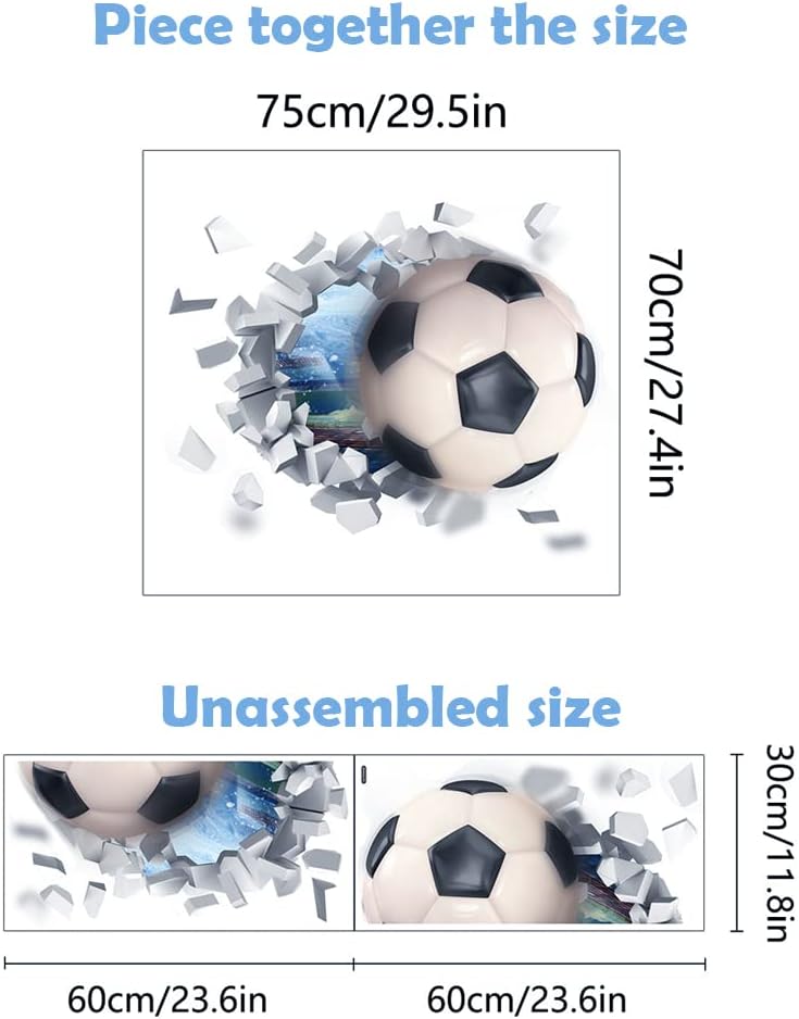 ARS 3D Football Wall Stickers - Image 5