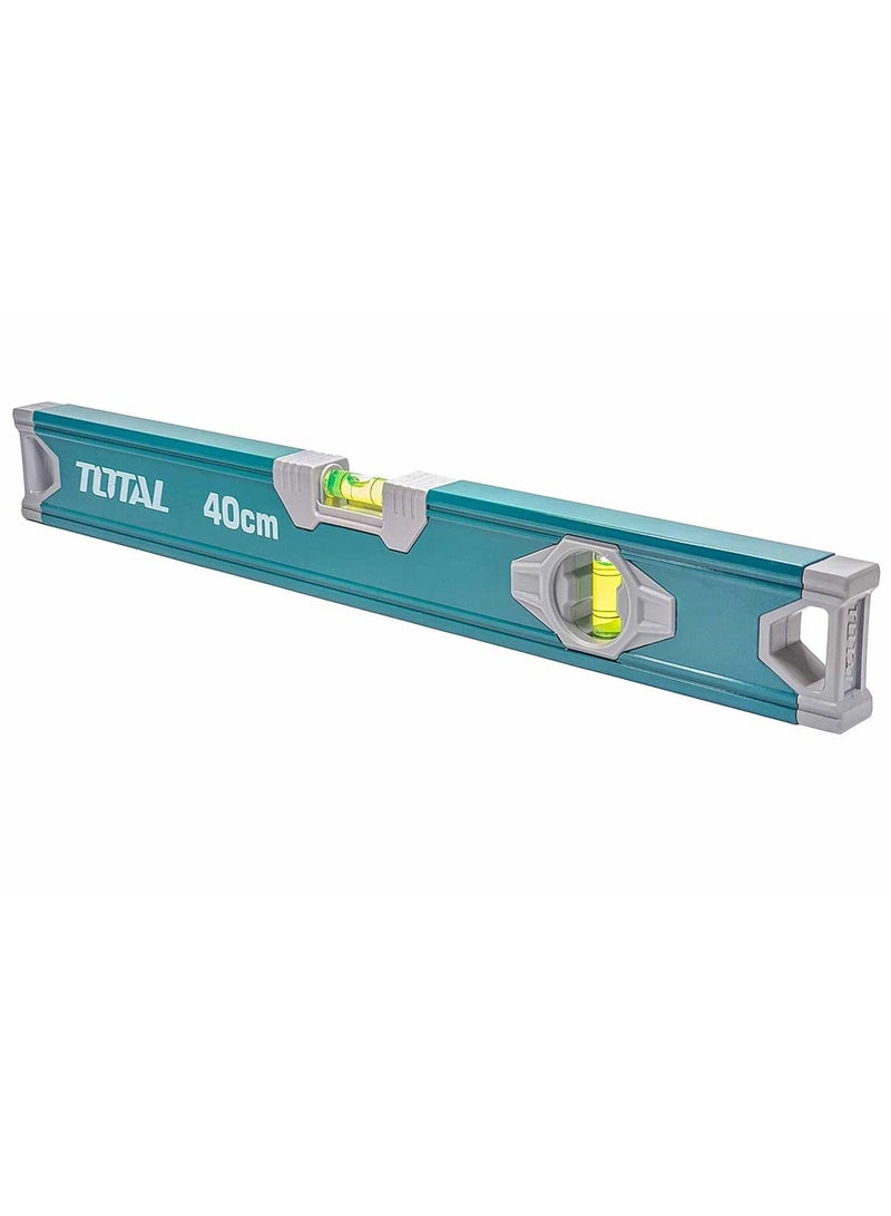 TOTAL Spirit Level Water Level Tool Carpentry Water Level Tube Aluminum Body 40cm TOTAL TMT24036 - Image 1