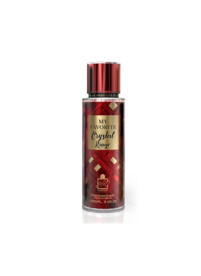 Milestone My favorite Crystal Rouge Fragrance Mist For Women 250ml 