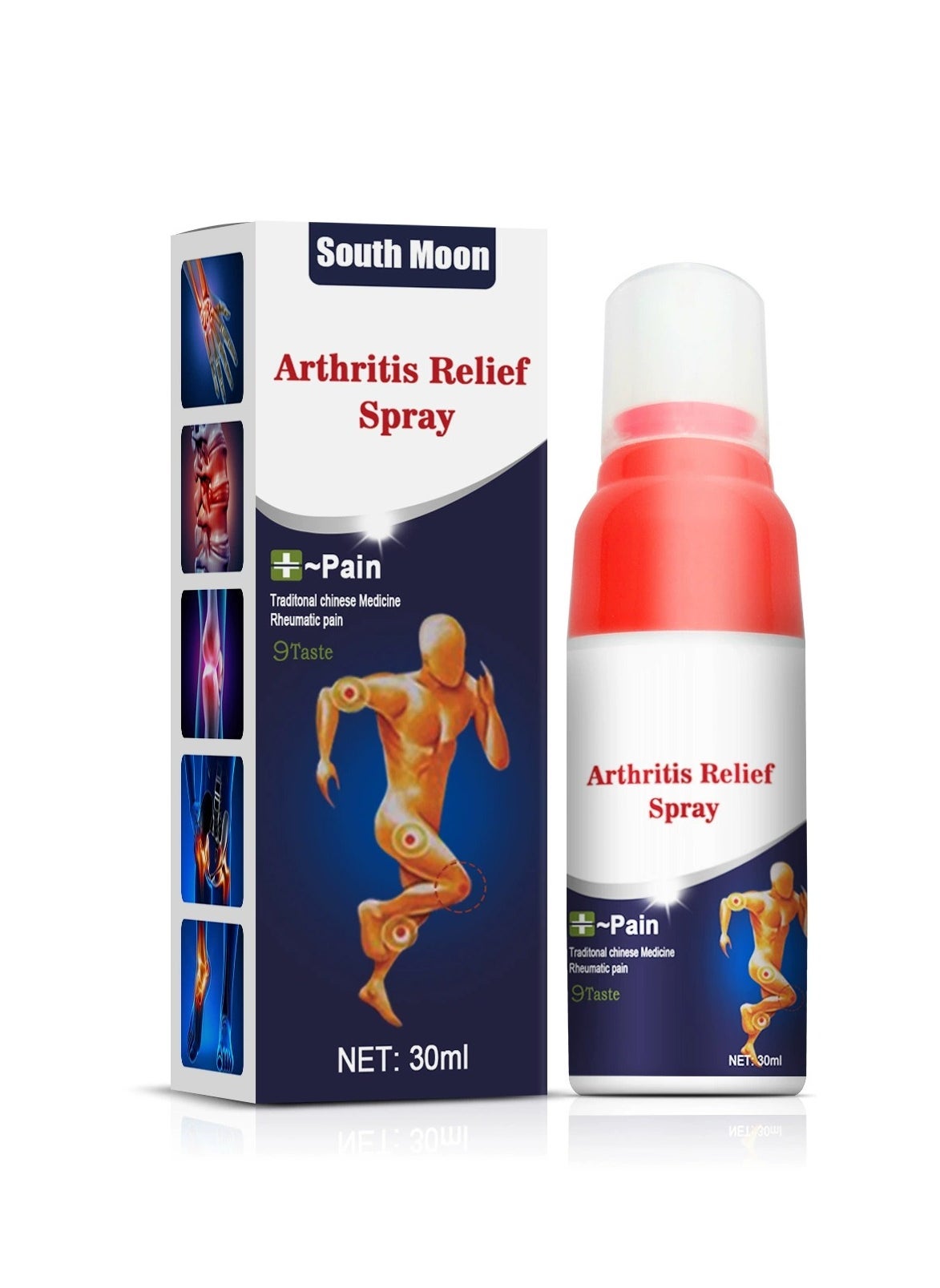 SOUTH MOON Instant Pain Relief Herbal Spray, Joint Relief Herbal Mist ...