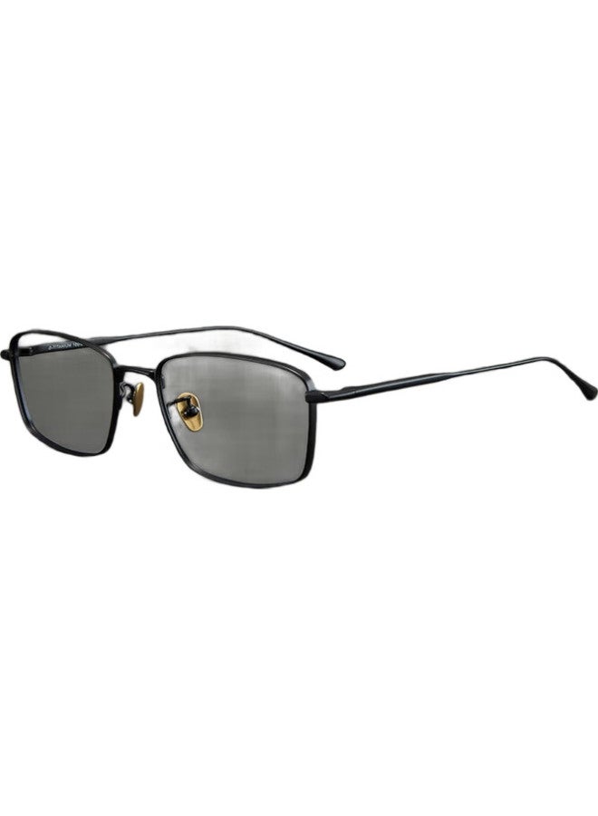 SOXICK High-Quality Style Ultra-Light Pure Titanium Myopia Glasses, Business Eyeglass Frames For Men And Women, Square Eyeglass Frames, 9003 Black - Image 3