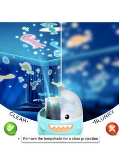 Generic Dinosaur Light For Kids, Dino Projector Baby Toy, Compact And Portable Dino Projection Night Light, Children Bedroom Decoration Projector For Babies Toddlers, (1pc, Blue)  - Image 4