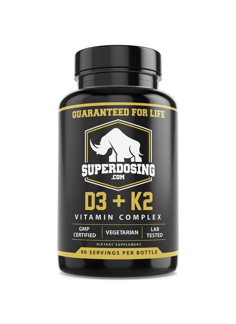 Best Value Max Strength 10,000 Iu Vitamin D3 And 1500 Mcg Vitamin K2 Supplements 1 Bottle Pk D3K2 Vitamins And Supplements For Health. D3-K2 Mk4 Capsules, Best K2D3 Vitamin For Immune System.