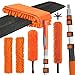 LAANPOLE 26FT Reach Ceiling Fan Cleaner Duster Fan Blade Cleaner Kit with 520FT Extension Pole Microfiber Duster Replaceable Cleaning Cloth for Blades Ceiling Furniture - Image 2