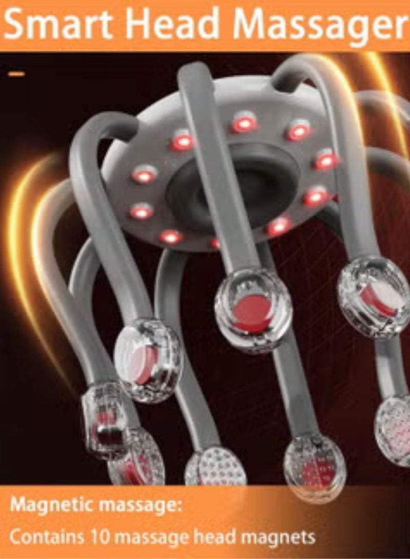  BOUNDS Electric Head Massager Head Massager 360 Degree Head Massager with 10 Vibration Touch Points and 4 Massage Modes to Help Sleep - Image 4