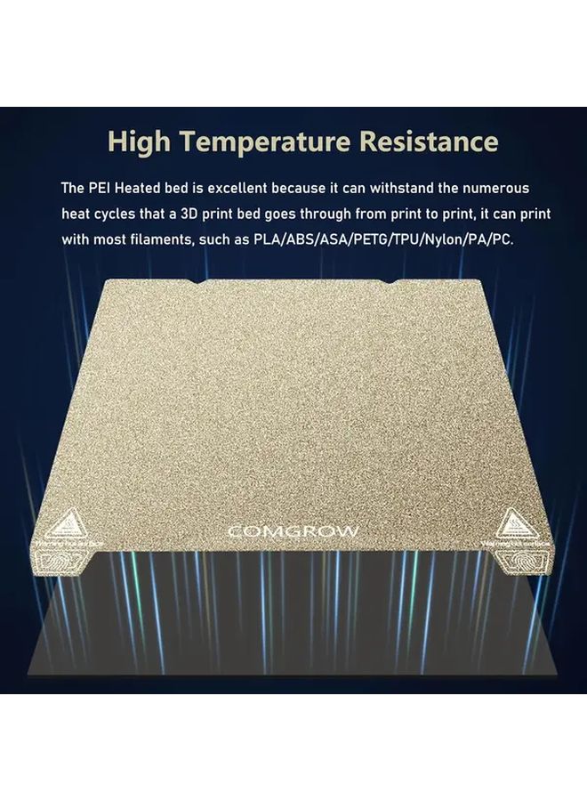 Textured PEI Sheet 235x235mm Flexible Magnetic Heated Bed for 3D Printer - Image 3