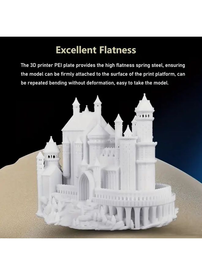 Textured PEI Sheet 235x235mm Flexible Magnetic Heated Bed for 3D Printer - Image 4