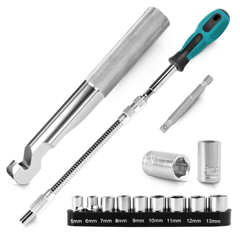 Xislet Belt Changing Removal Tools Kit Compatible with Polaris RZR 900 S 1000 XP Come with Clutch Cover Separate Tool Set, Combo Package