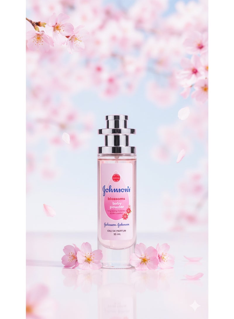Johnson's Baby Johnson’s Blossoms Perfume – Baby Powder Inspired Eau de Parfum for Women & Babies (35mL)
