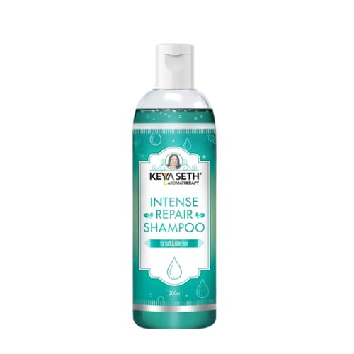 KEYA SETH AROMATHERAPY, DEVICE OF DROP Keya Seth Aromatherapy, Intense Repair Shampoo, For Dry Damaged Hair- Softens, Nourishes & strengthens Hair with Pro -Vitamin B5 & Geranium Oil. 200ml - Image 1