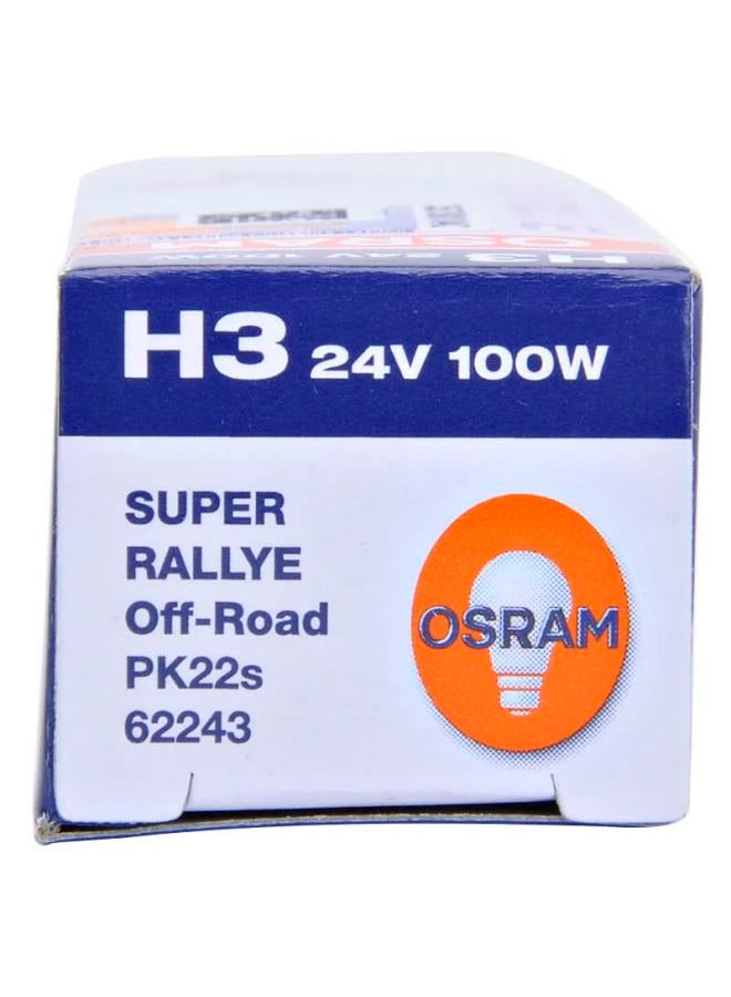 Osram Automotive Bulb High Beam Low Beam Halogen Lamp For Trucks And Buses H3 24v 100w Single Pack - Image 2