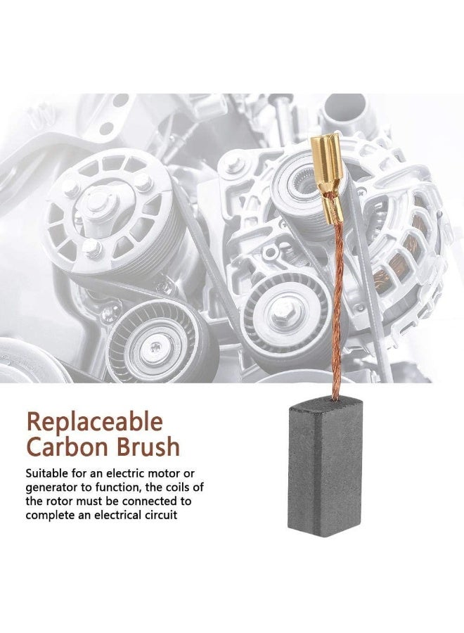 Hilitand 20pcs Replacement Carbon Brushes, Great Conductive Motor Carbon Brushes for Electric Motor Drill 5x8x16mm  - Image 1