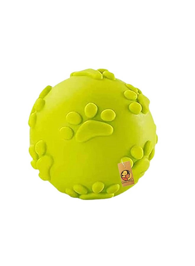 Natural Latex Rubber Squeaky Ball Dog Toy - (Claw Ball, Small) For Small Breed Dogs & Puppies | Durable, Cute Puppy Paw, Fetch & Chew Safe Play Toy | Reduces Separation Anxiety - Image 1