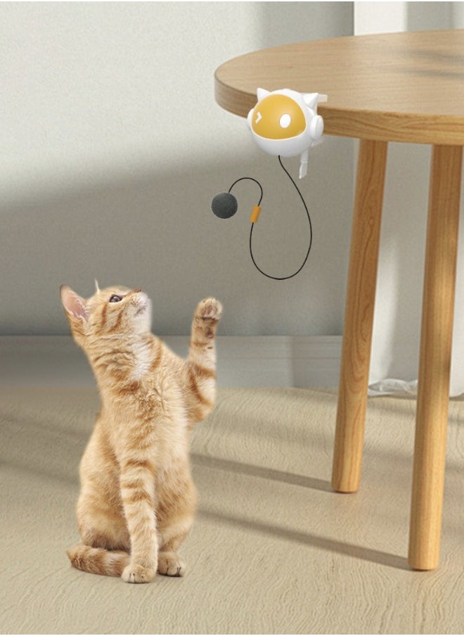 Generic Interactive Cat Toys for Indoor Cats, Electronic Cat Toy Lifting Ball, Automatic Self Play Moving Cat Space Ball Toys for Small & Medium Kitty, Hangable Smart Kitten Toy  - Image 5