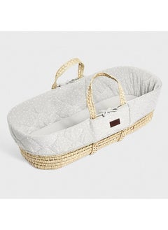 The Little Green Sheep Natural Knitted Baby Moses Basket And Mattressfrom 0 - 4 Months  - Image 4