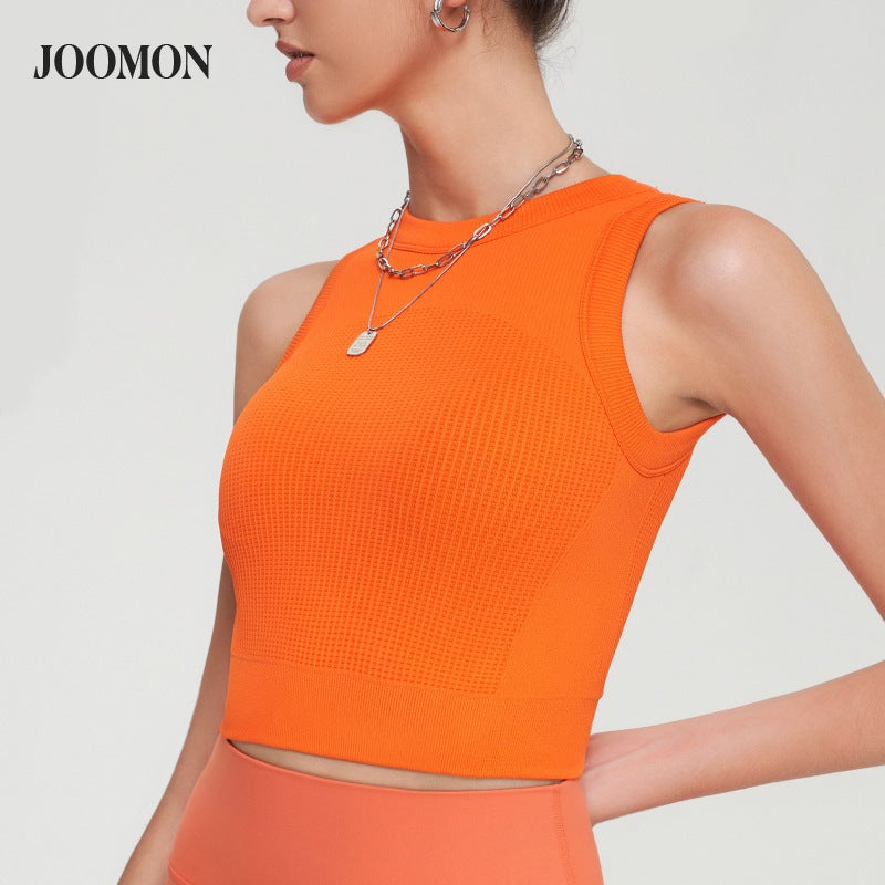 Joomon Seamless Fitness Vest Women'S Outer Wear High-Strength Shock-Proof All-In-One With Chest Pad Beautiful Back Yoga Vest Autumn - Image 2