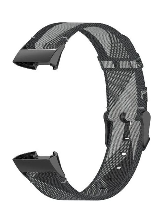 NIBEMINENT Replacement Strap Band for Fitbit Charge 4/3/3 SE Watchband Grey - Image 5