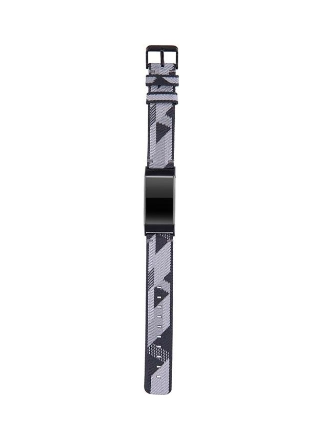 NIBEMINENT Replacement Strap Band for Fitbit Charge 4/3/3 SE Watchband Grey - Image 2