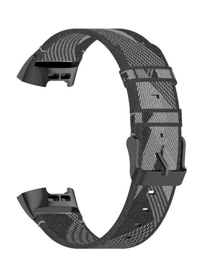 NIBEMINENT Replacement Strap Band for Fitbit Charge 4/3/3 SE Watchband Grey - Image 4