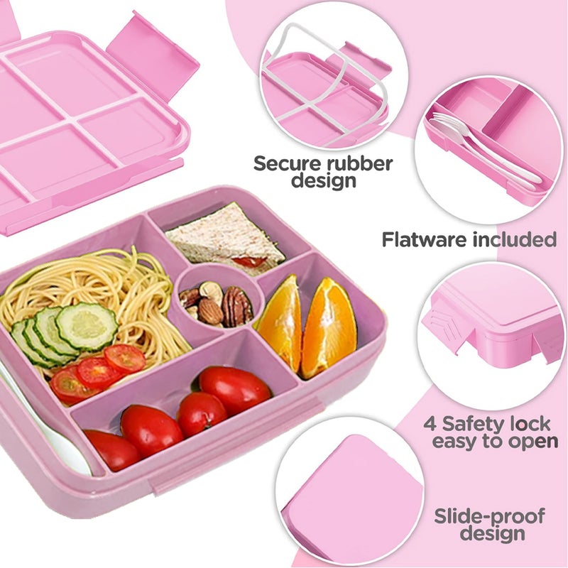 STAR BABiES ستار بيبيز - صندوق غداء بنتو مع 4 أقسام - حورية البحر - لافندر - Image 4