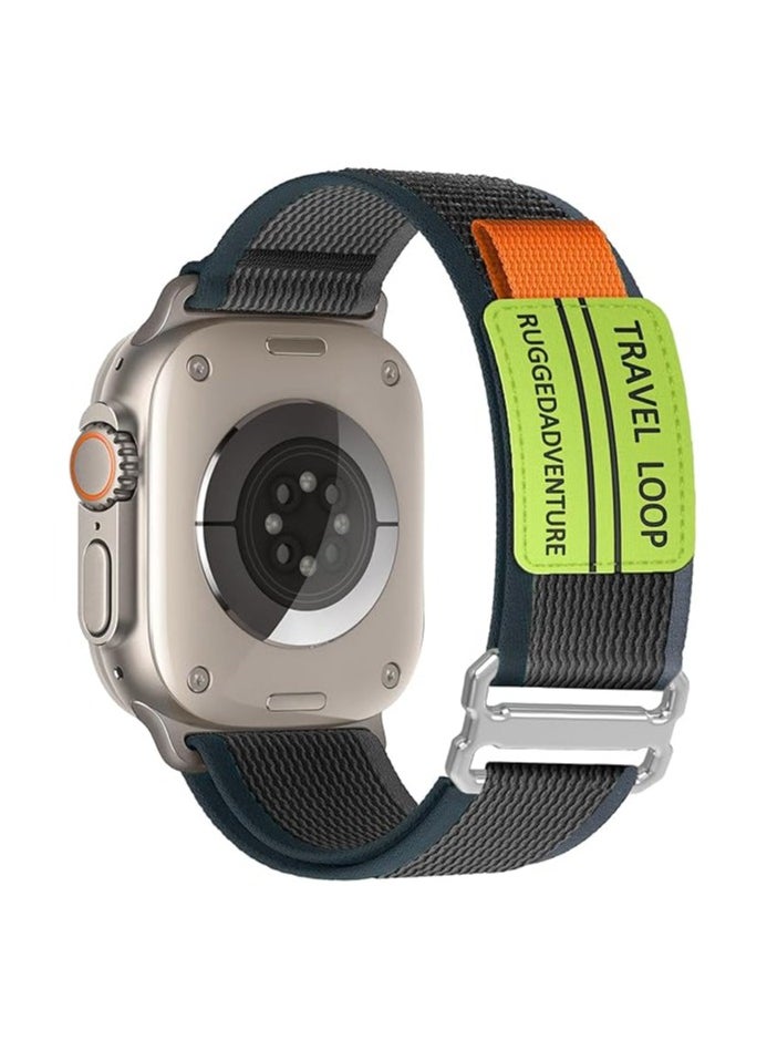 Generic - Trail Loop Strap for Apple Watch Ultra Band 49mm 45mm 44mm 42mm iWatch Ultra Band Men Women, Rugged Sport Strap Soft Nylon Wristband for iWatch Ultra 2 Bands Series 9 8 7 6 5 4 3 2 1 SE - Image 1