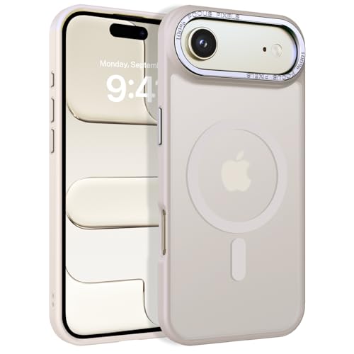 YINLAI for iPhone Air Case 6.5-inch,Magnetic Compatible with MagSafe, Slim Matte Anti-Fingerprint, Shockproof Full Body Military Grade Protection for iPhone Air Cover, Light Gold - Image 1