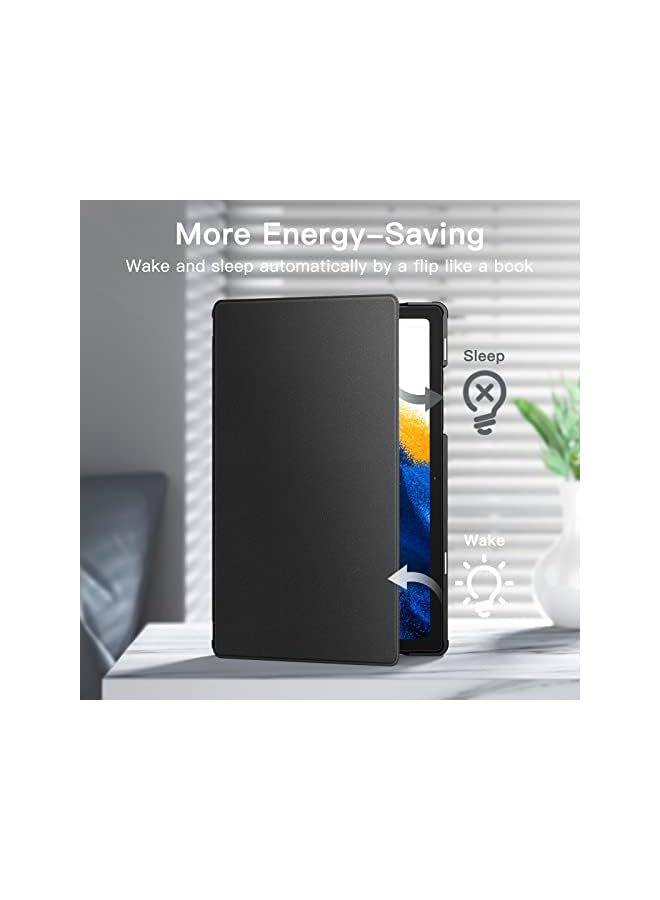 Jetech Case For Samsung Galaxy Tab A8 10.5-Inch 2022 (Sm-X200/X205/X207), Slim Folio Stand Protective Tablet Cover, Multi-Angle Viewing, Auto Wake/Sleep (Black) - Image 5