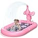 QPAU Splash Pads for Toddlers 13 Pink Elephant Toy Splash Pad for Kids Outdoor Play Mat for Babies Inflatable Sprinkler Pool for Birthday Girl Gifts 1 Year Old Girl - Image 3