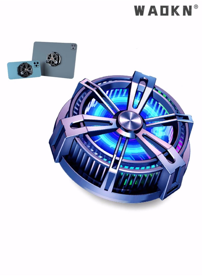 WAOKN Mobile Phone Cooler for Magsafe, Game Cooler Fan for PUBG, Designed for iPhone 14/15 Series, Live Streaming and Vlog, Semiconductor Heatsink Without Noise for iOS and for Android, for ipad and Tablet  - Image 1
