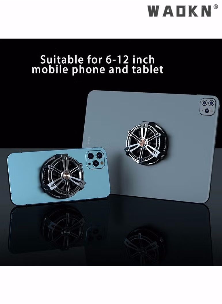 WAOKN Mobile Phone Cooler for Magsafe, Game Cooler Fan for PUBG, Designed for iPhone 14/15 Series, Live Streaming and Vlog, Semiconductor Heatsink Without Noise for iOS and for Android, for ipad and Tablet  - Image 4