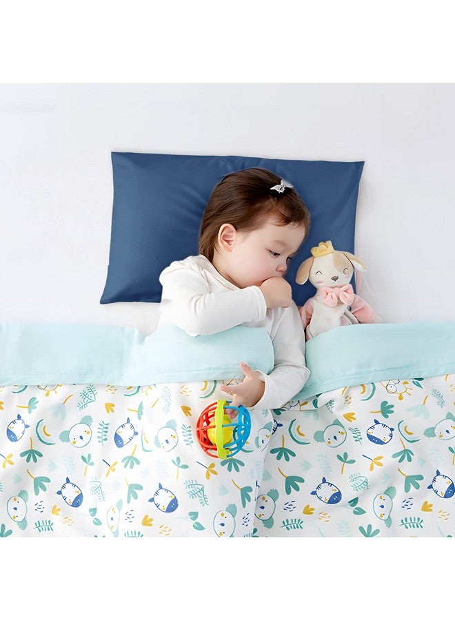 Fittia Cotton Toddler Pillowcase 14x20 Envelope: Long-Staple Cotton, Ultra Soft Breathable Durable, Travel Pillow Cover 2 Pack by Fittia - Image 2